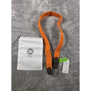 NWT Ibex England Repreve Braided Woven Stretch Belt Unisex Medium up to 34 Waist